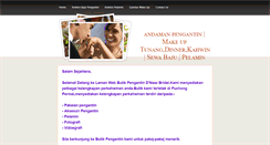 Desktop Screenshot of butikpengantin.weebly.com