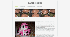 Desktop Screenshot of cakesnmore.weebly.com