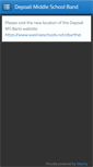 Mobile Screenshot of depoaliband.weebly.com