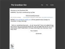 Tablet Screenshot of chrisscool.weebly.com