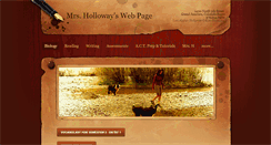 Desktop Screenshot of mrsholloway.weebly.com