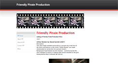 Desktop Screenshot of friendlypirateproduction.weebly.com