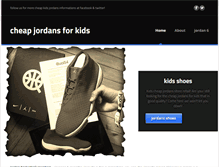 Tablet Screenshot of kidscheapjordans.weebly.com