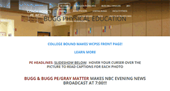 Desktop Screenshot of physicaleducationatbugg.weebly.com