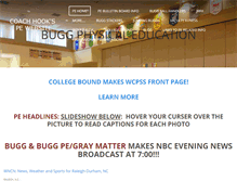Tablet Screenshot of physicaleducationatbugg.weebly.com