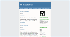 Desktop Screenshot of mrbassettsclass.weebly.com