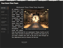 Tablet Screenshot of fourscoretour.weebly.com
