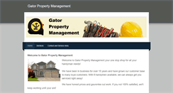 Desktop Screenshot of gatorpropertymanagement.weebly.com