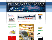 Tablet Screenshot of perniagaanmaya.weebly.com