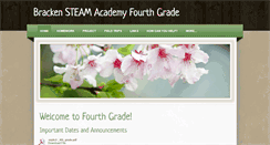 Desktop Screenshot of brackenfourth.weebly.com