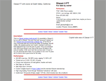 Tablet Screenshot of glasairforsale.weebly.com