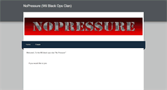 Desktop Screenshot of nopressure.weebly.com
