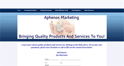 Desktop Screenshot of aphenosmarketing.weebly.com