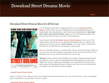 Tablet Screenshot of download-street-dreamsmovie.weebly.com