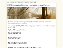 Tablet Screenshot of christheplasterer.weebly.com