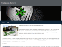 Tablet Screenshot of foreclosureattorneyresponsibilty.weebly.com