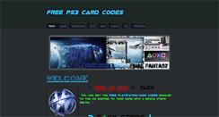 Desktop Screenshot of freeps3cardcodes.weebly.com