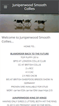 Mobile Screenshot of juniperwoodsmoothcollies.weebly.com