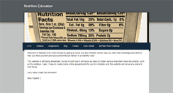 Desktop Screenshot of nutritioned.weebly.com