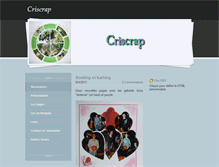 Tablet Screenshot of criscrap.weebly.com