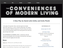 Tablet Screenshot of conveniencesofmodernliving.weebly.com
