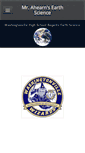 Mobile Screenshot of ahearnearthscience.weebly.com