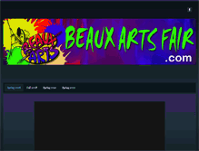 Tablet Screenshot of beauxartsfairgallery.weebly.com