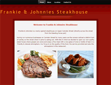 Tablet Screenshot of frankieandjohnniessteakhouse.weebly.com