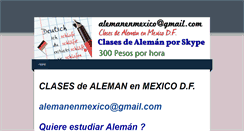 Desktop Screenshot of clases-de-aleman-en-mexico.weebly.com