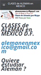Mobile Screenshot of clases-de-aleman-en-mexico.weebly.com