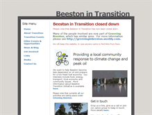 Tablet Screenshot of beestontransition.weebly.com
