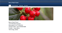 Desktop Screenshot of berrypatchfloral.weebly.com