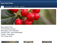 Tablet Screenshot of berrypatchfloral.weebly.com