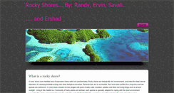 Desktop Screenshot of ecosystemrockyshores.weebly.com