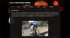 Desktop Screenshot of bullybrotherskennel.weebly.com