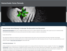 Tablet Screenshot of ehemorrhoidshomeremedy.weebly.com