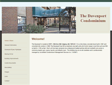 Tablet Screenshot of davenportcondominium.weebly.com