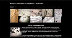 Desktop Screenshot of macontigerband.weebly.com