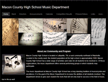 Tablet Screenshot of macontigerband.weebly.com