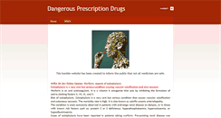 Desktop Screenshot of dangerousprescriptiondrugs.weebly.com