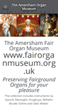 Mobile Screenshot of amershamfairorganmuseum.weebly.com