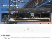 Tablet Screenshot of laultimaresistencia.weebly.com