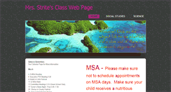 Desktop Screenshot of mrsstritesclass.weebly.com