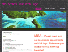 Tablet Screenshot of mrsstritesclass.weebly.com