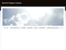 Tablet Screenshot of benoitsreligionclasses.weebly.com