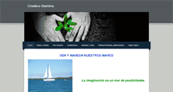 Desktop Screenshot of creativosiembra.weebly.com