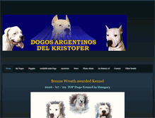 Tablet Screenshot of dogosdelkristofer.weebly.com