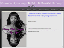 Tablet Screenshot of bossyhairdesigns.weebly.com