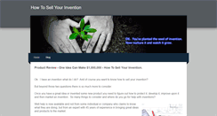 Desktop Screenshot of howtosellyourinvention.weebly.com
