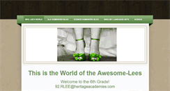 Desktop Screenshot of mrsawesomelee.weebly.com